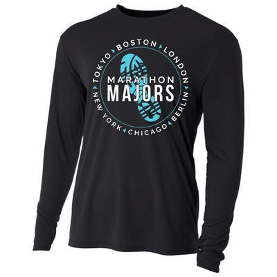 Marathon Majors Runner Finisher 26 Miles Cooling Performance Long Sleeve Crew