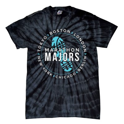 Marathon Majors Runner Finisher 26 Miles Tie-Dye T-Shirt