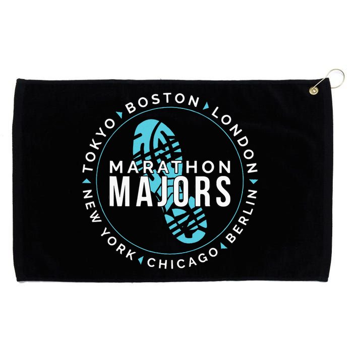 Marathon Majors Runner Finisher 26 Miles Grommeted Golf Towel