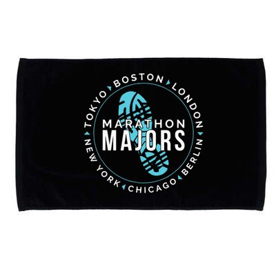 Marathon Majors Runner Finisher 26 Miles Microfiber Hand Towel