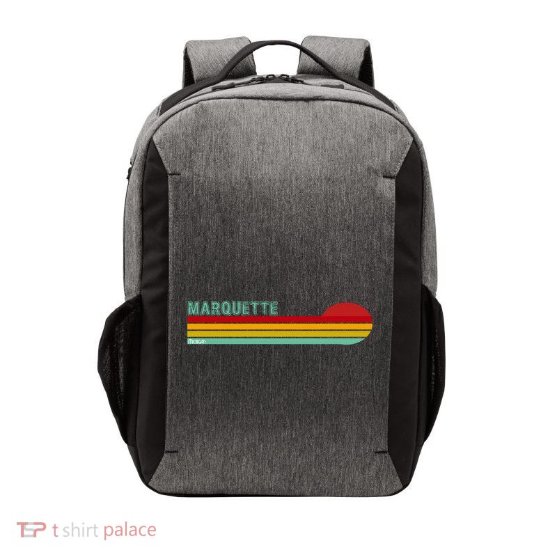 Marquette Michigan Retro Vector Backpack