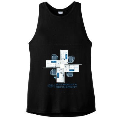 Mdr Macrodata Refinement Lumon Industries Ladies PosiCharge Tri-Blend Wicking Tank