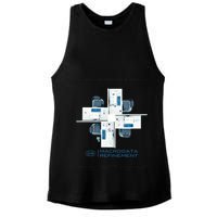 Mdr Macrodata Refinement Lumon Industries Ladies PosiCharge Tri-Blend Wicking Tank