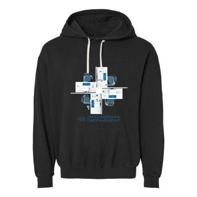 Mdr Macrodata Refinement Lumon Industries Garment-Dyed Fleece Hoodie