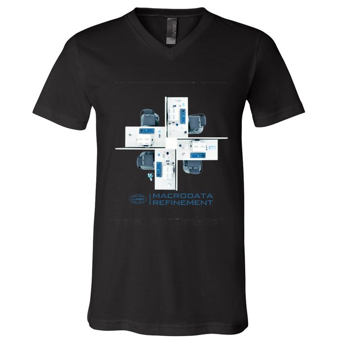 Mdr Macrodata Refinement Lumon Industries V-Neck T-Shirt