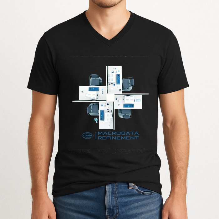 Mdr Macrodata Refinement Lumon Industries V-Neck T-Shirt