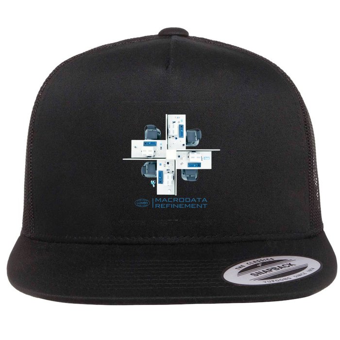 Mdr Macrodata Refinement Lumon Industries Flat Bill Trucker Hat