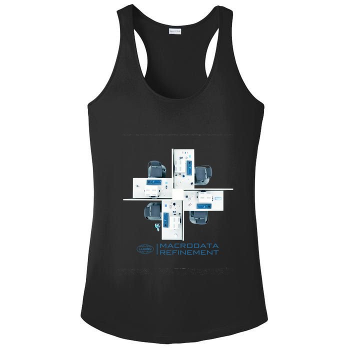 Mdr Macrodata Refinement Lumon Industries Ladies PosiCharge Competitor Racerback Tank