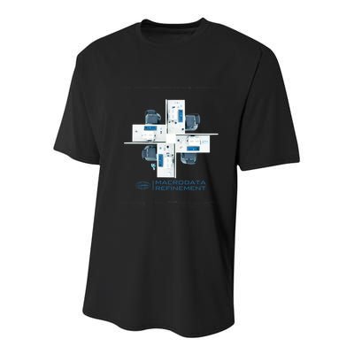 Mdr Macrodata Refinement Lumon Industries Youth Performance Sprint T-Shirt