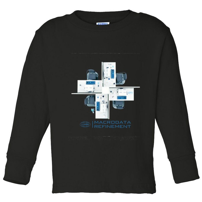 Mdr Macrodata Refinement Lumon Industries Toddler Long Sleeve Shirt