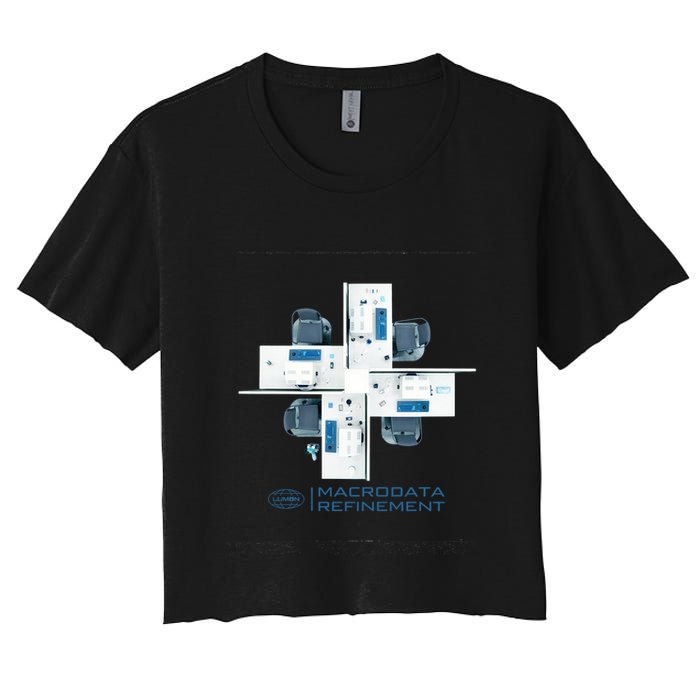 Mdr Macrodata Refinement Lumon Industries Crop Top