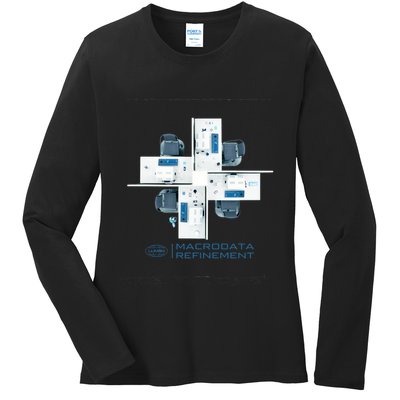 Mdr Macrodata Refinement Lumon Industries Ladies Long Sleeve Shirt