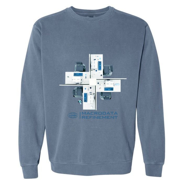 Mdr Macrodata Refinement Lumon Industries Garment-Dyed Sweatshirt
