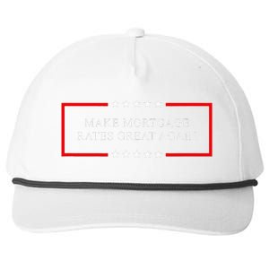 Make Mortgage Rates Great Again Snapback Five-Panel Rope Hat