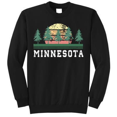 Minnesota Mn Retro Vintage Gift Sweatshirt