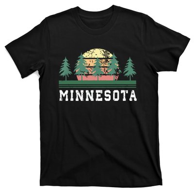 Minnesota Mn Retro Vintage Gift T-Shirt