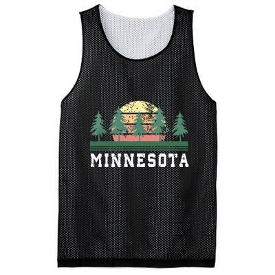 Minnesota Mn Retro Vintage Gift Mesh Reversible Basketball Jersey Tank