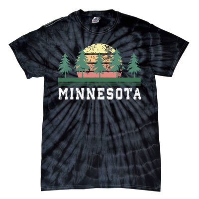 Minnesota Mn Retro Vintage Gift Tie-Dye T-Shirt