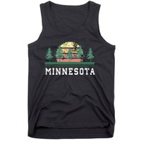 Minnesota Mn Retro Vintage Gift Tank Top