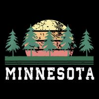 Minnesota Mn Retro Vintage Gift Kids T-Shirt