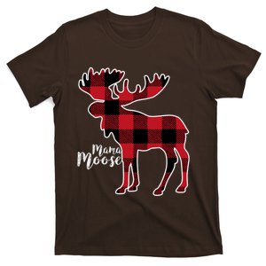 Mama Moose | Red Plaid Buffalo Matching Family T-Shirt