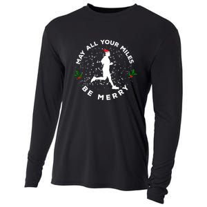 Merry Miles Running Christmas Gift For Runners Cooling Performance Long Sleeve Crew