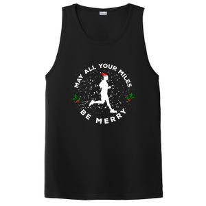 Merry Miles Running Christmas Gift For Runners PosiCharge Competitor Tank