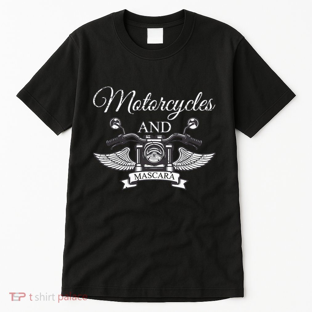 Makeup Motorcycle Riding Women Gift Mascara Biker Tall T-Shirt