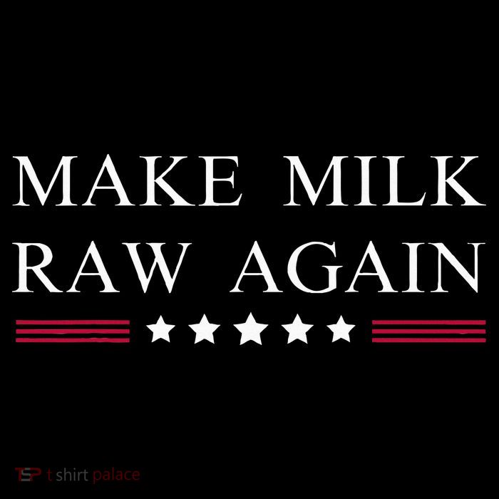 Make Milk Raw Again  Raw Milk Flat Bill Trucker Hat