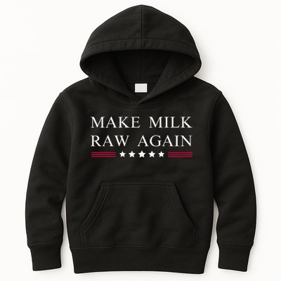 Make Milk Raw Again  Raw Milk Kids Hoodie