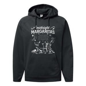 Midnight Margaritas Recipe Halloween Performance Fleece Hoodie