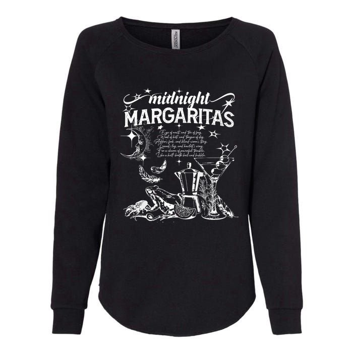 Midnight Margaritas Recipe Halloween Womens California Wash Sweatshirt