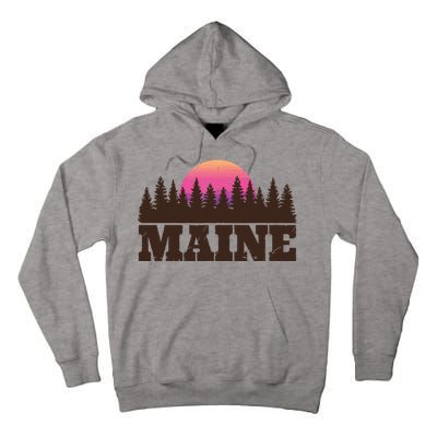 Maine Mn Retro Vintage Gift Women Tall Hoodie