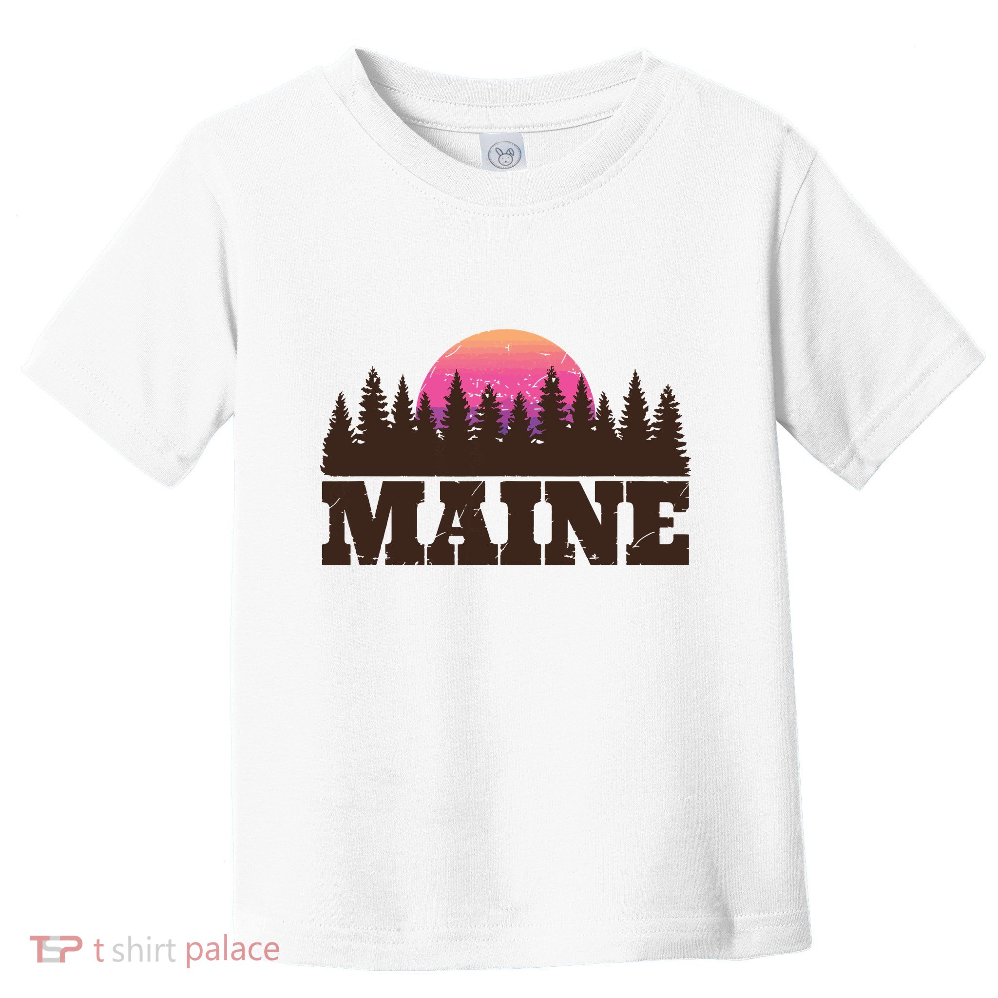 Maine Mn Retro Vintage Gift Women Toddler T-Shirt
