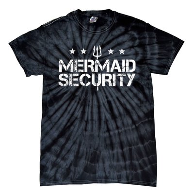 Merman Mermaid Security Funny Swimming Gift Tie-Dye T-Shirt