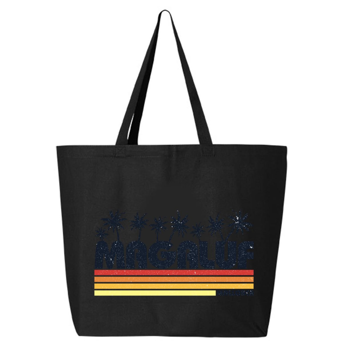 Magaluf Majorca Spain Retro Beach Tourism Meaningful Gift 25L Jumbo Tote