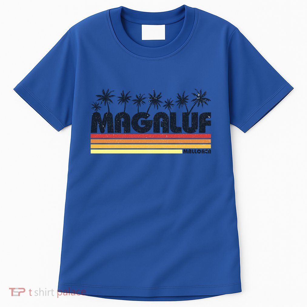Magaluf Majorca Spain Retro Beach Tourism Meaningful Gift Tall T-Shirt