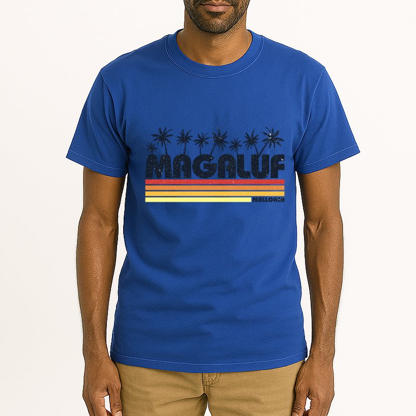 Magaluf Majorca Spain Retro Beach Tourism Meaningful Gift Tall T-Shirt