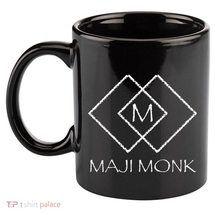 Maji Monk Symbol 11oz C Handle Ceramic Mug