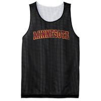 Minnesota Mn State Varsity Style Faded Mesh Reversible Basketball Jersey Tank