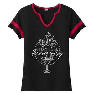 Midnight Margaritas Society Practical Magic Cool Gift Ladies Halftime Notch Neck Tee