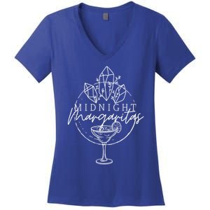 Midnight Margaritas Society Practical Magic Cool Gift Women's V-Neck T-Shirt