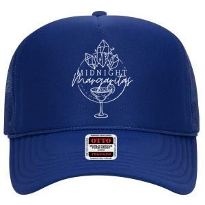 Midnight Margaritas Society Practical Magic Cool Gift High Crown Mesh Back Trucker Hat