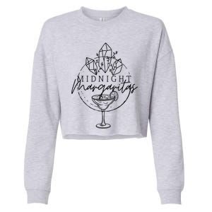 Midnight Margaritas Society Practical Magic Cool Gift Cropped Pullover Crew