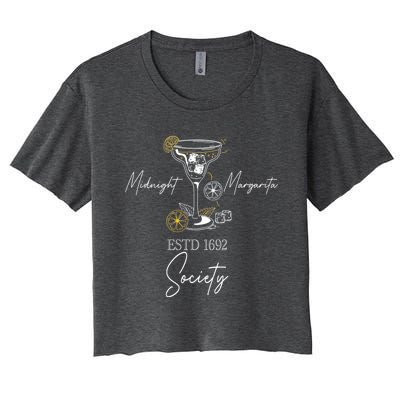 Midnight Margaritas Society Practical Magic Outfits Great Gift Women's Crop Top Tee