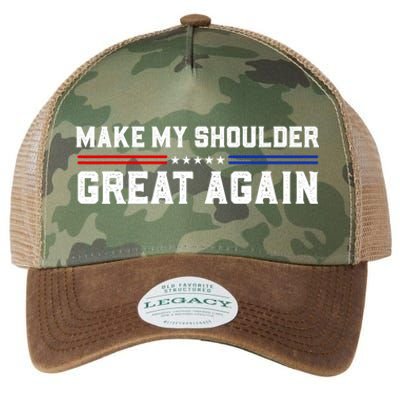 Make My Shoulder Great Again Legacy Tie Dye Trucker Hat