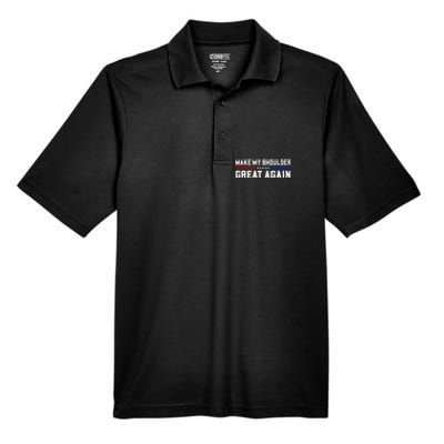 Make My Shoulder Great Again Men's Origin Performance Piqué Polo