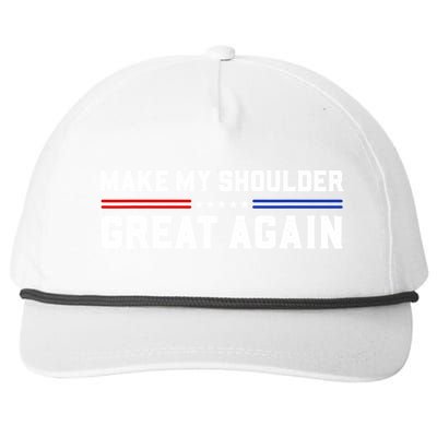 Make My Shoulder Great Again Snapback Five-Panel Rope Hat