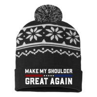 Make My Shoulder Great Again USA-Made Snowflake Beanie