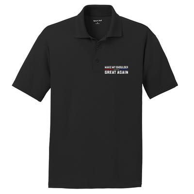 Make My Shoulder Great Again PosiCharge RacerMesh Polo